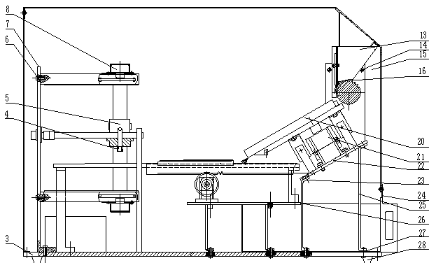 Automatic screening device for pearls