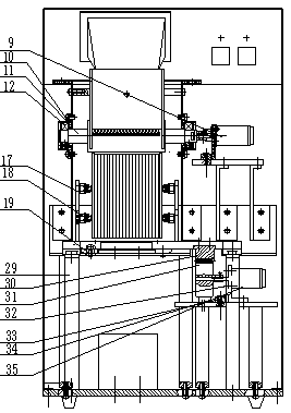 Automatic screening device for pearls