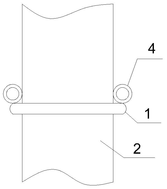 Connecting structure between locking anchor pipe and steel rack and mounting method thereof