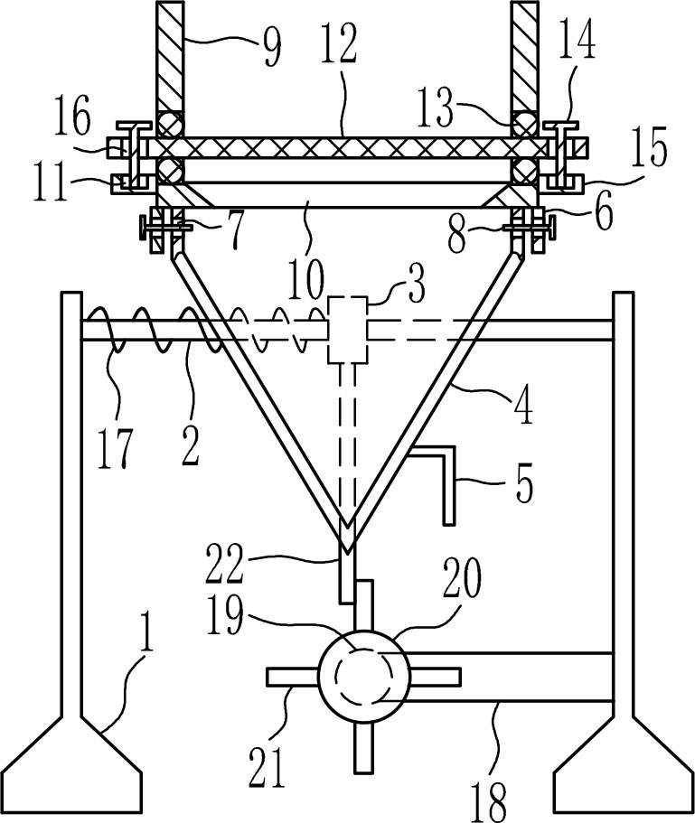 A rare earth ore screening machine