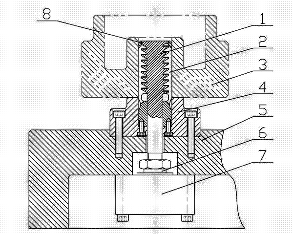 Multistage equal deformation elastic positioning and clamping device