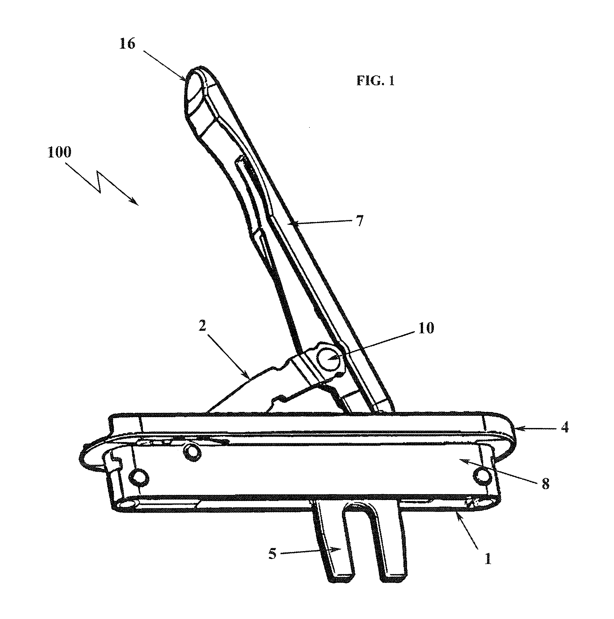 Flush lock for casement window