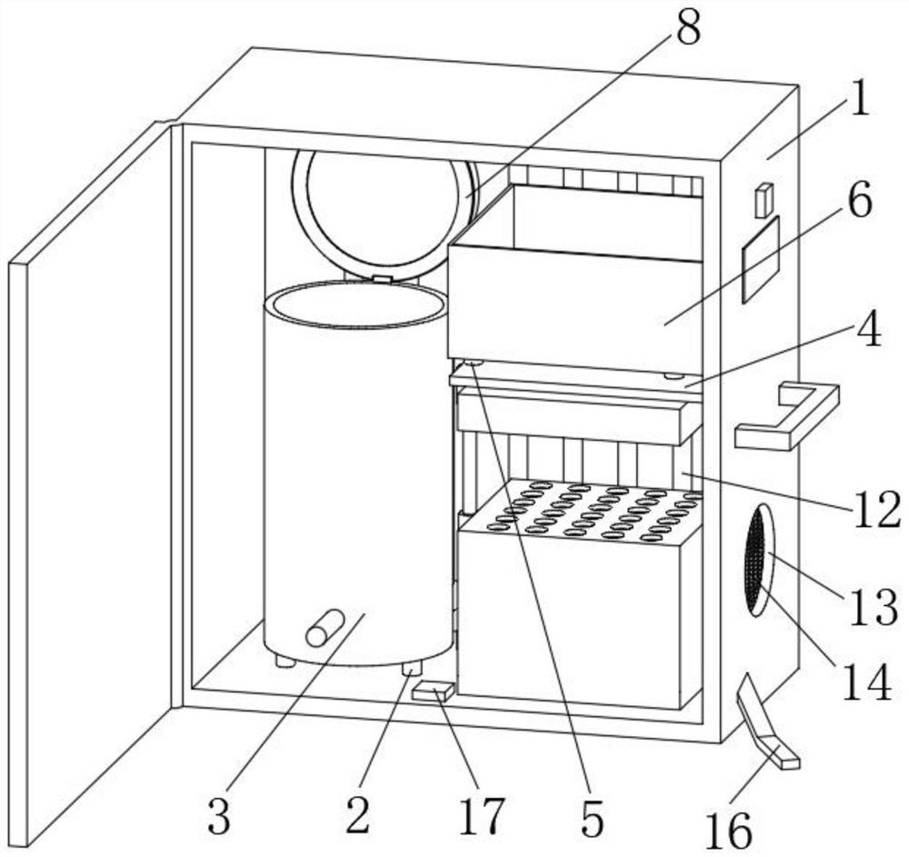 Medicine storing and taking device with metering function for pharmacy department