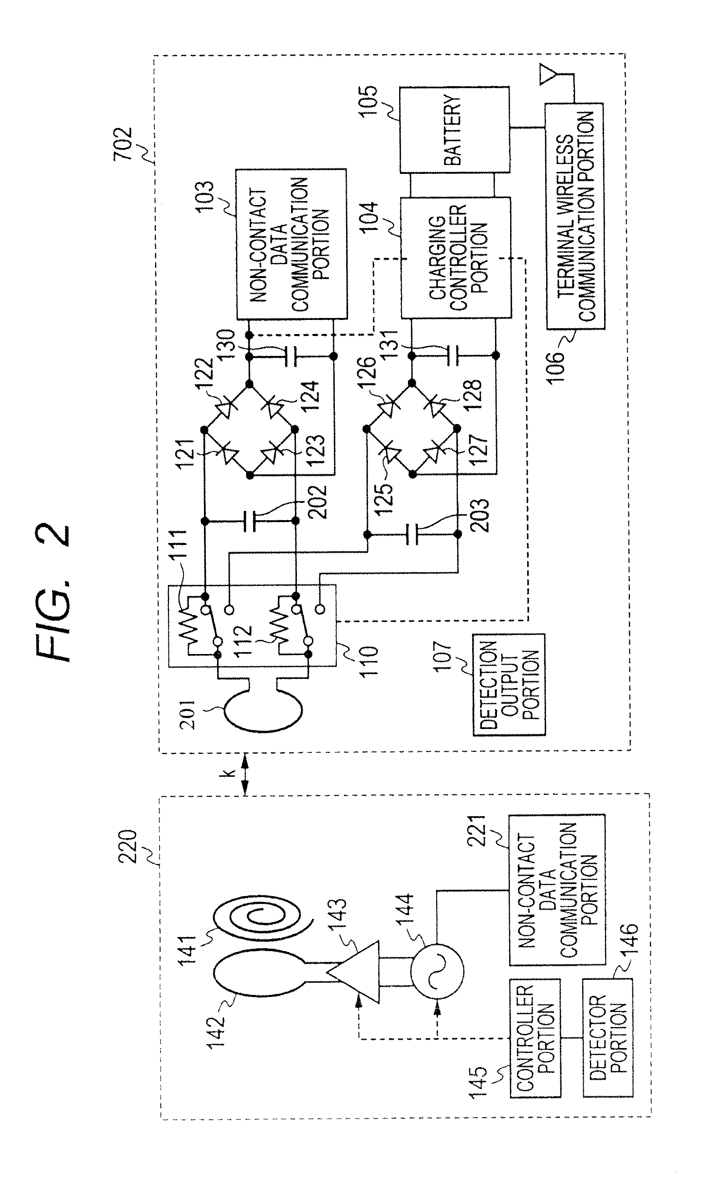 Non-contact power transmission system, receiving apparatus and transmitting apparatus