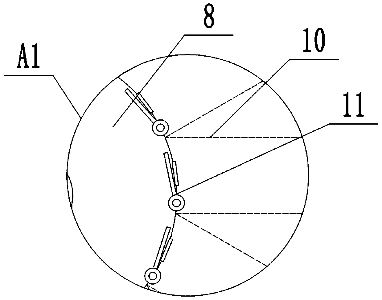 A screw coating device