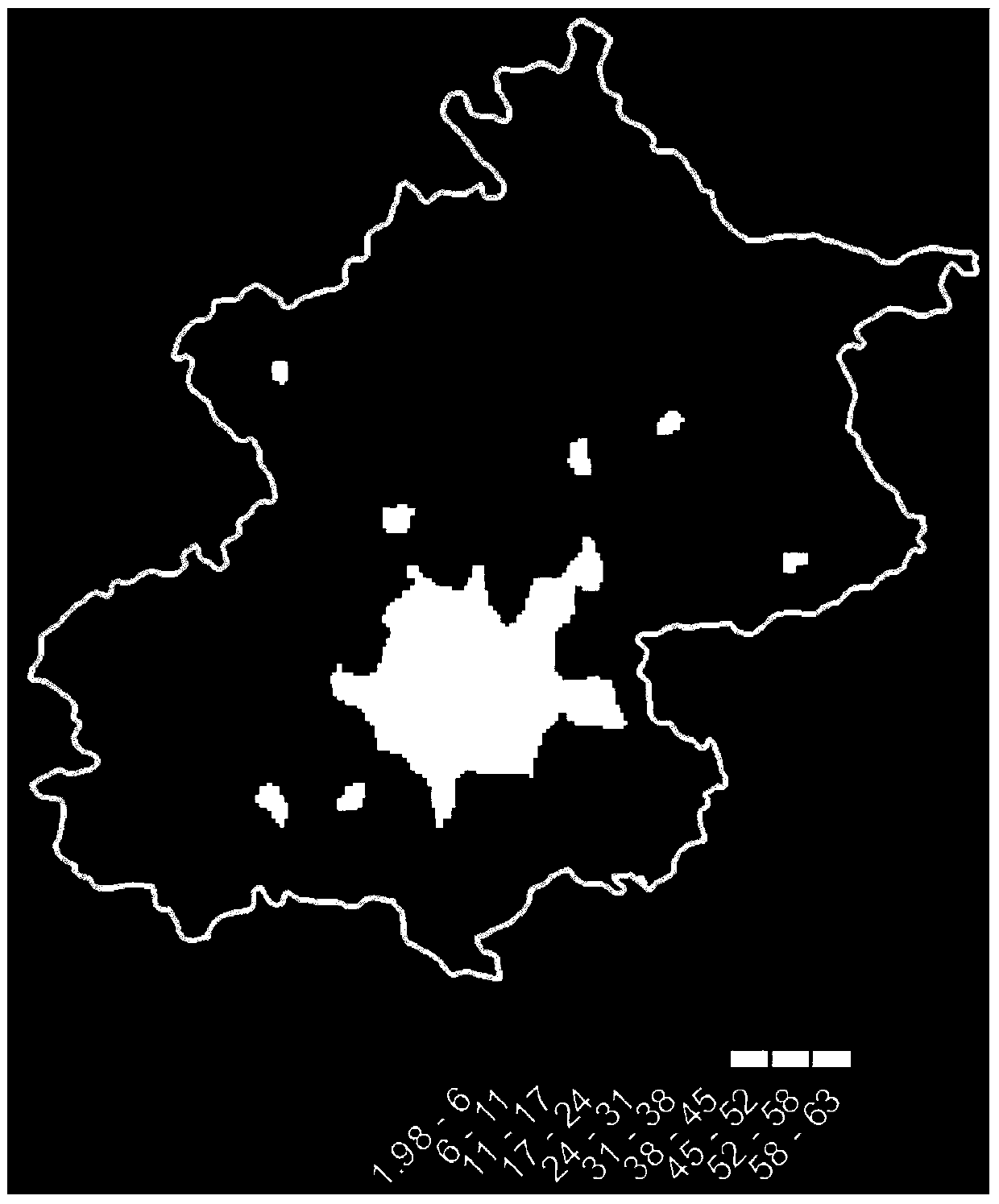 Night lamplight observation accuracy improving method based on geographic auxiliary data