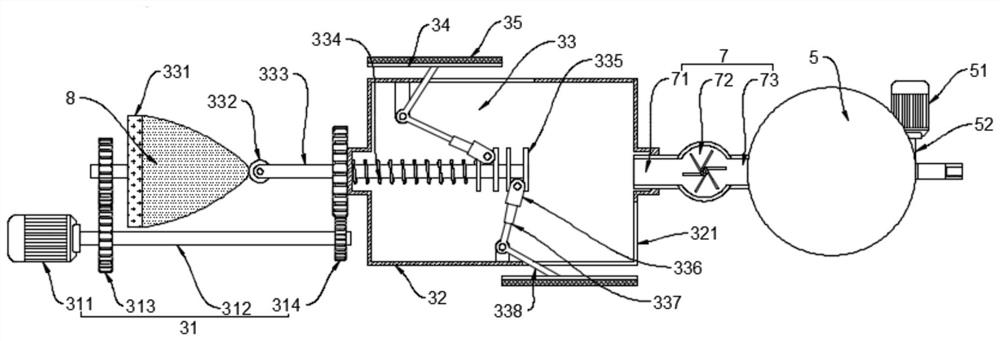 Textile dust collecting and treating device for spinning