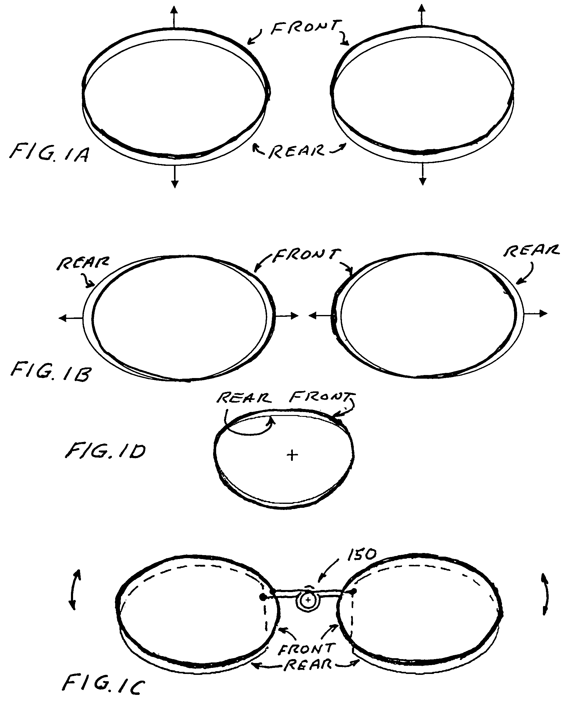 Adjustable focus eyeglasses