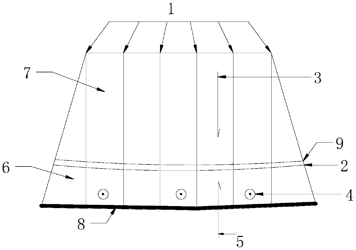 Treatment system and construction method for groundwater flooded by seawater