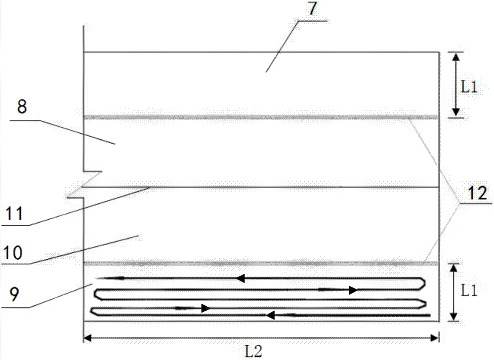 Construction method of controlling slope and thickness of sloping roof and guide rail device
