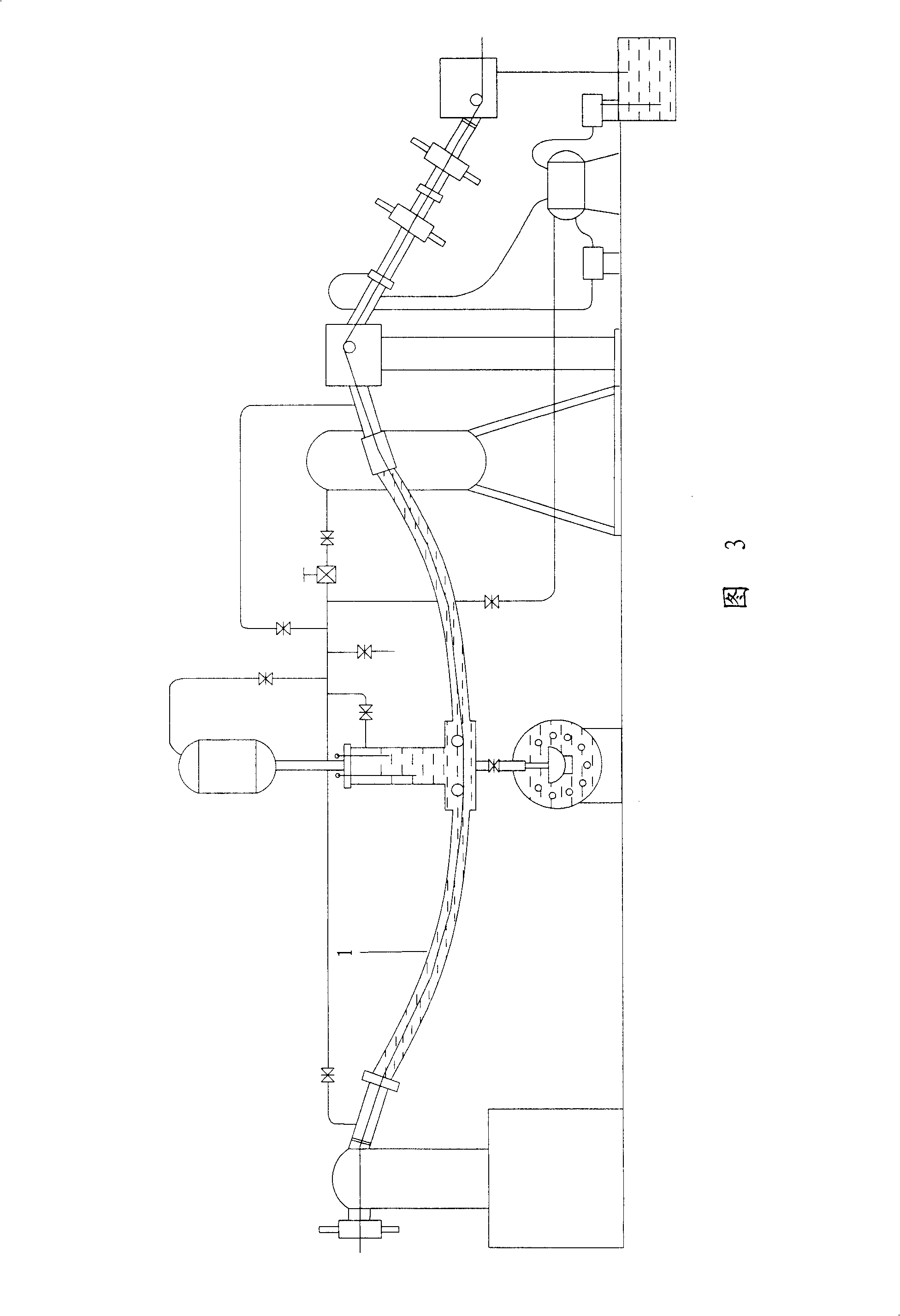 Pressurized soluble salt continuous vulcanizing device