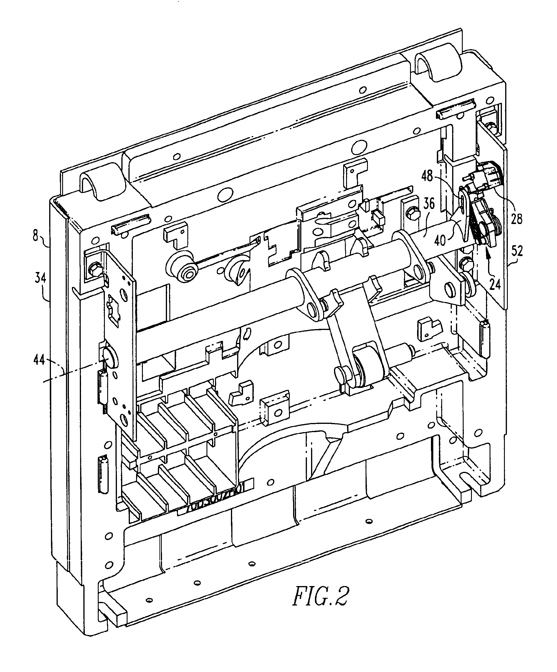 Circuit breaker with delay mechanism
