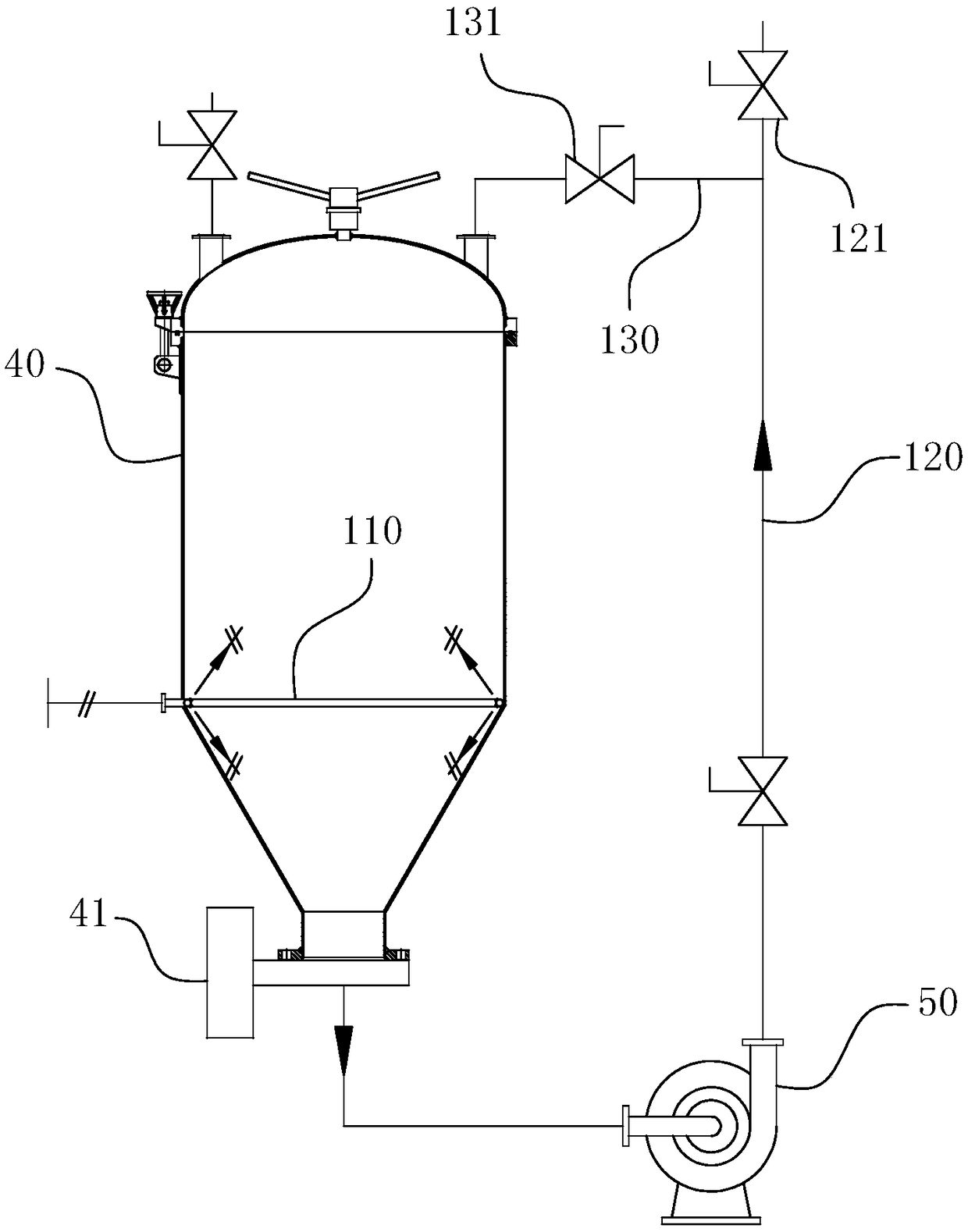 A centrifugal production process for separating gypsum