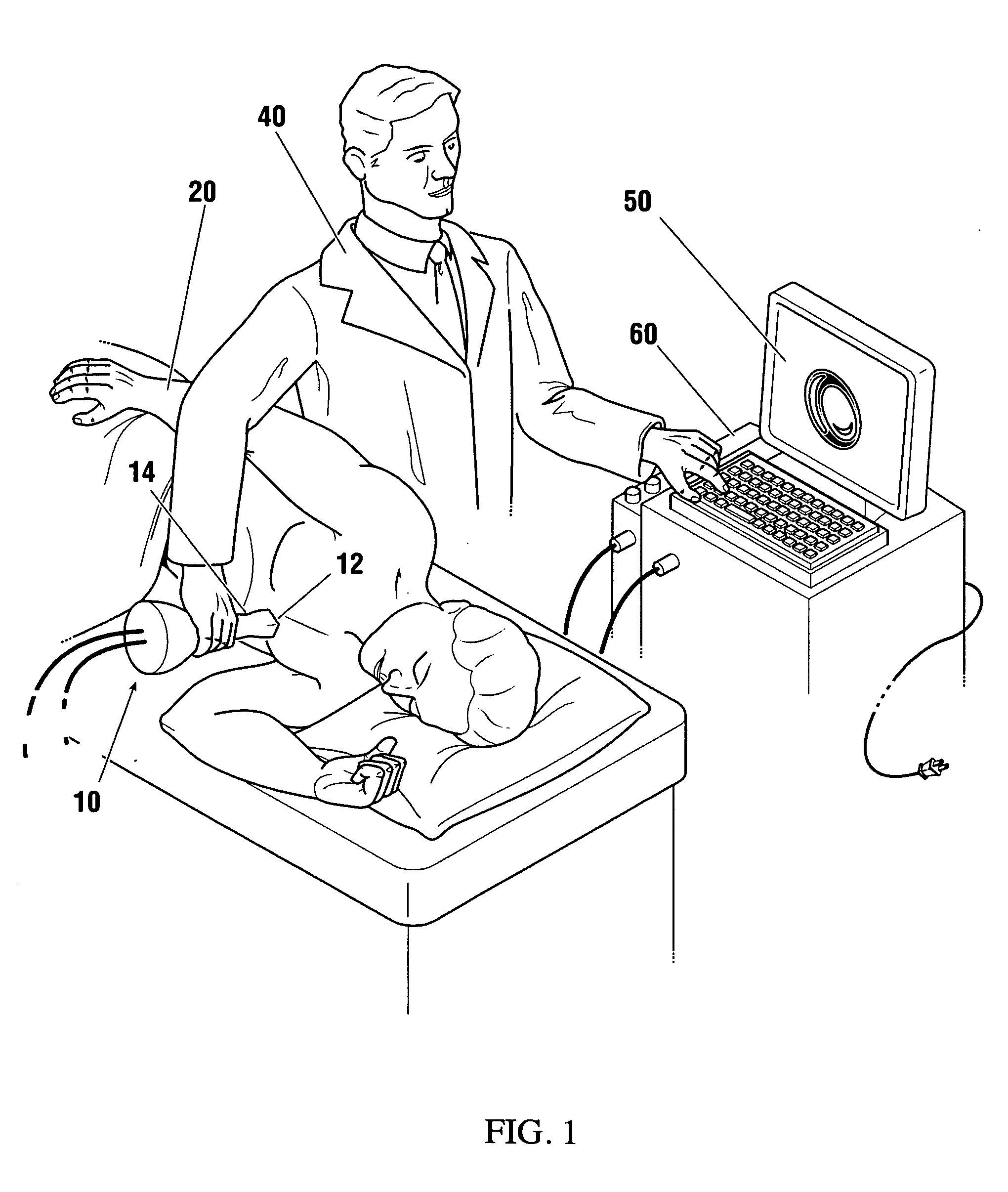 Hand-held imaging probe for treatment of states of low blood perfusion