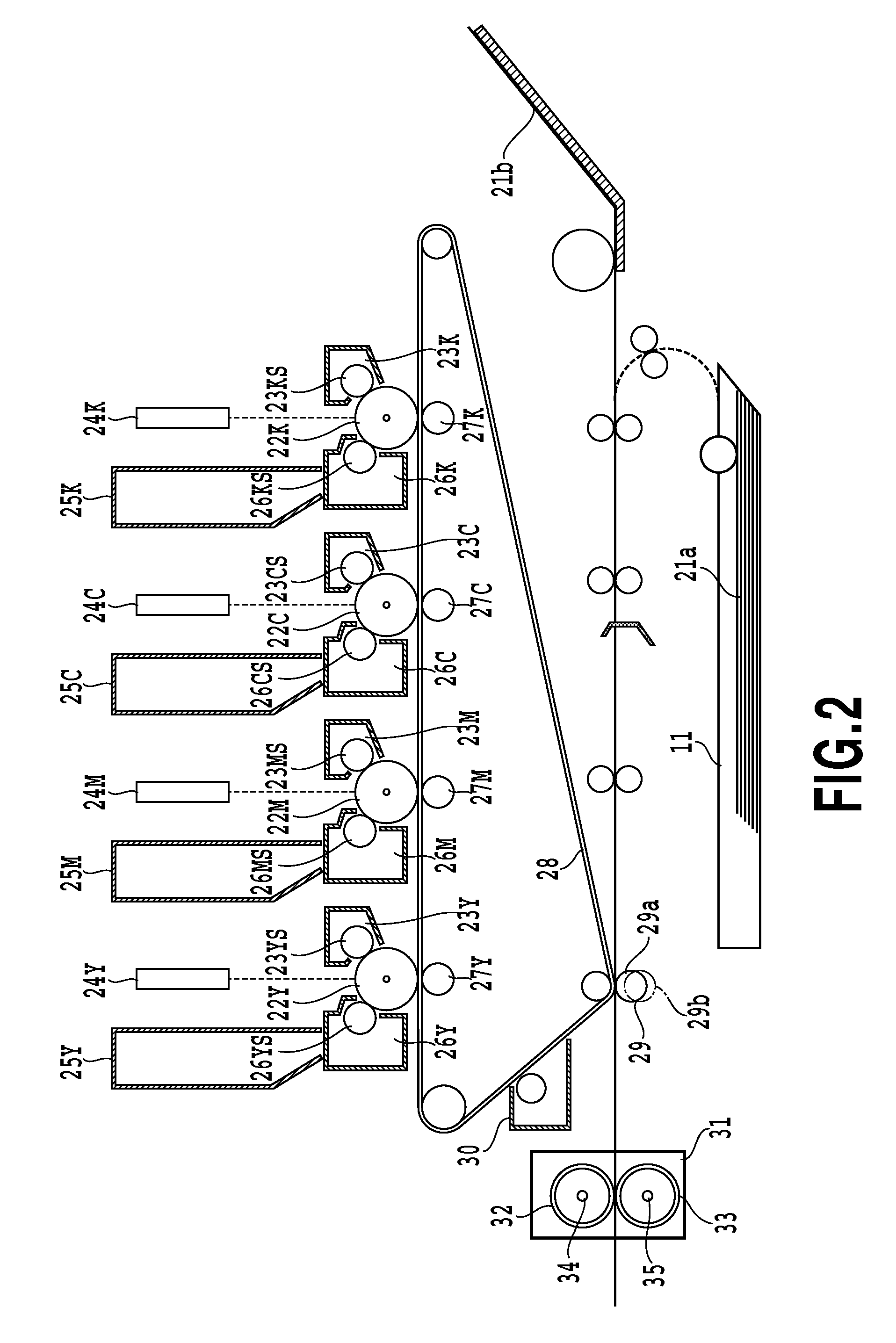 Color image forming apparatus and control method thereof