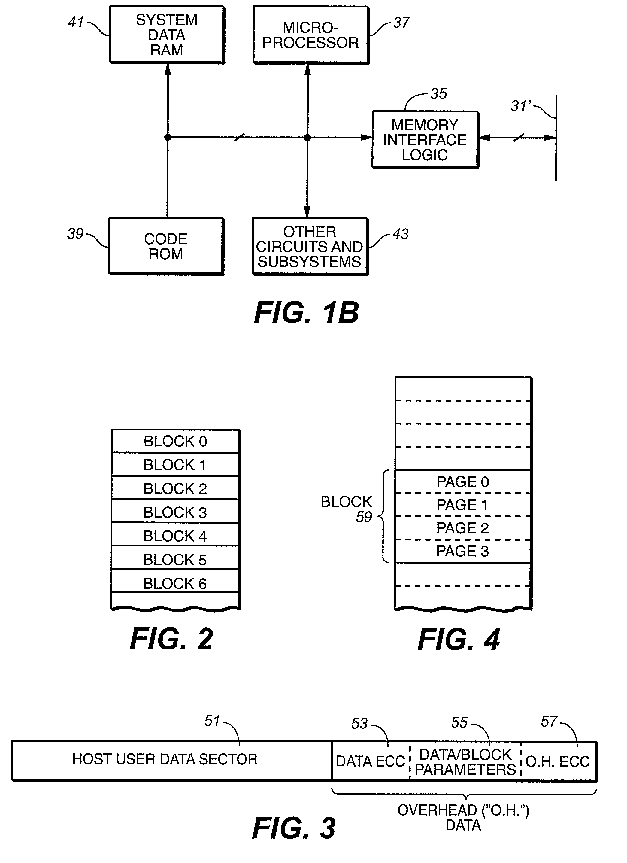 Flash Memory System with Management of Housekeeping Operations
