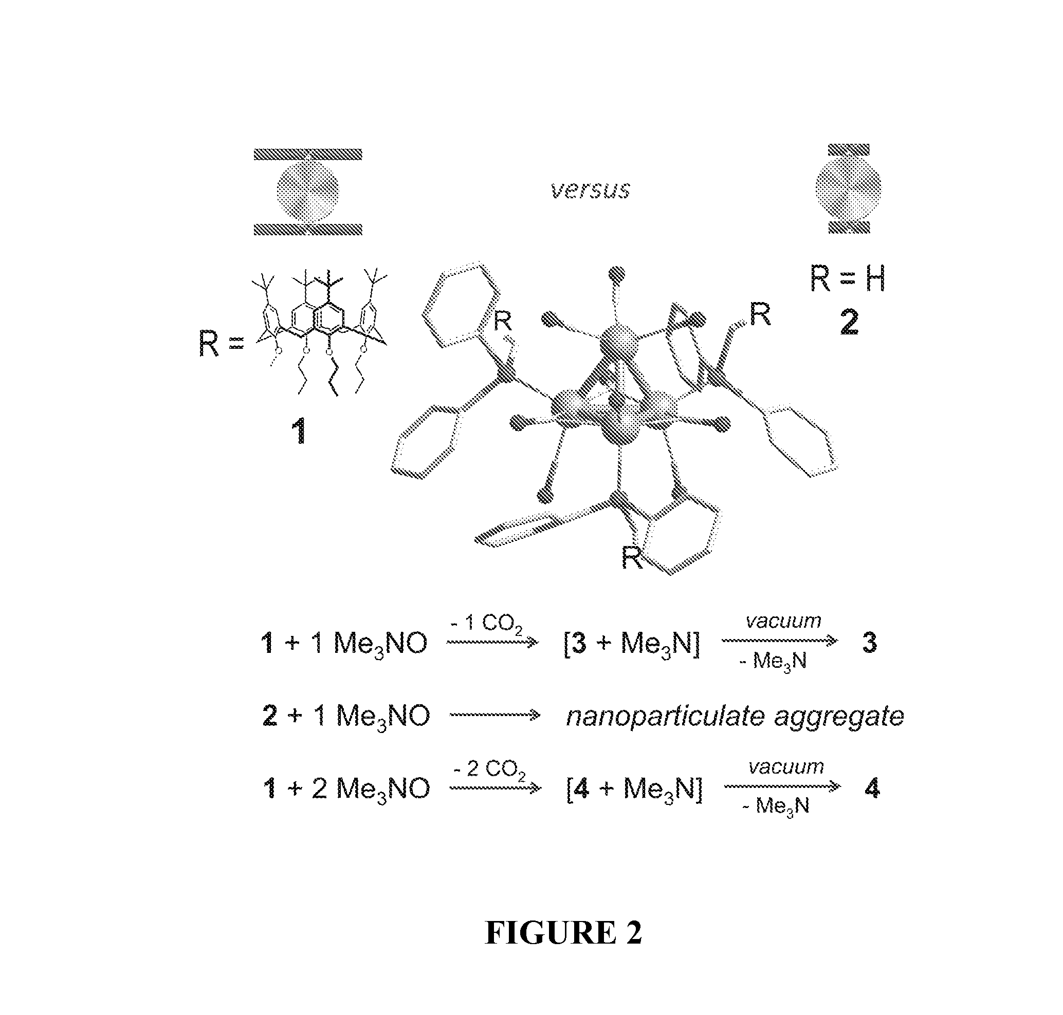 Ligand-Modified Metal Clusters for Gas Separation and Purification