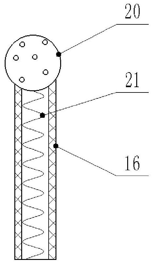 Sand cleaning device for castings