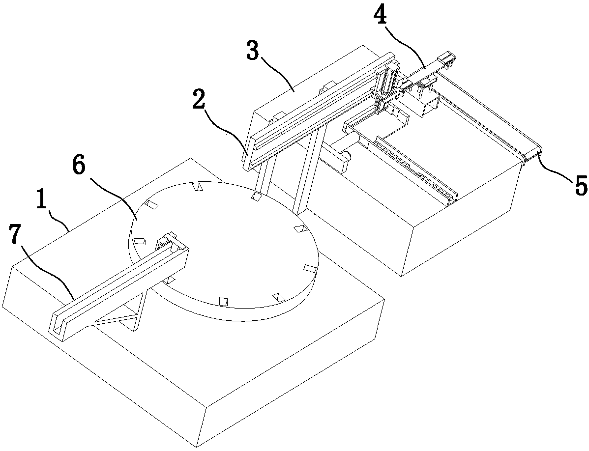 Positioning transferring device and technology for lighter automatic stacking machine