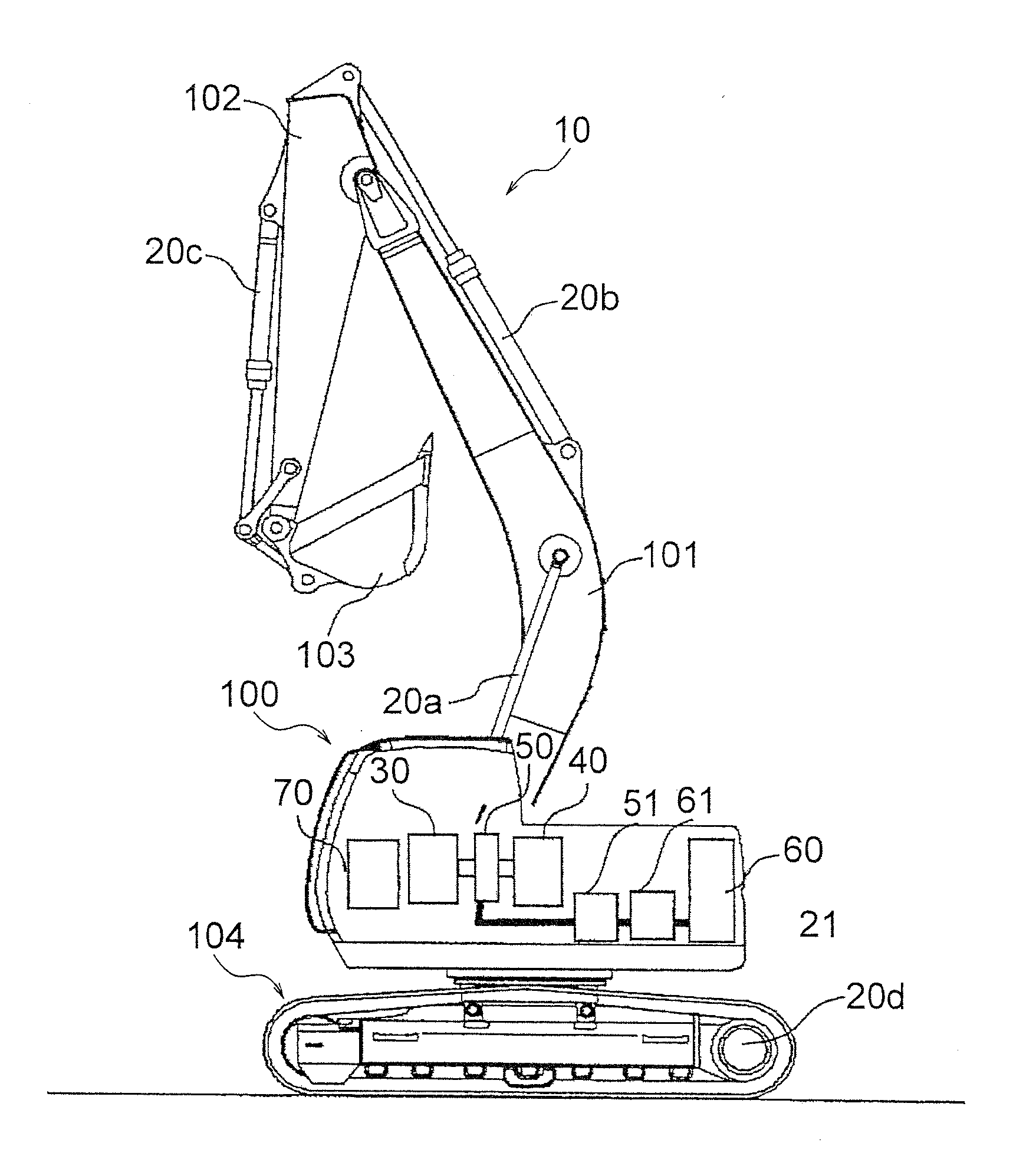 Operating machine