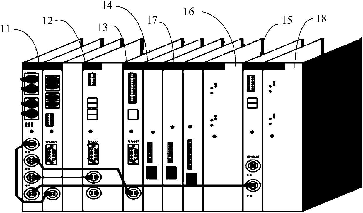 A terminal control device of a high-speed bullet train network control system