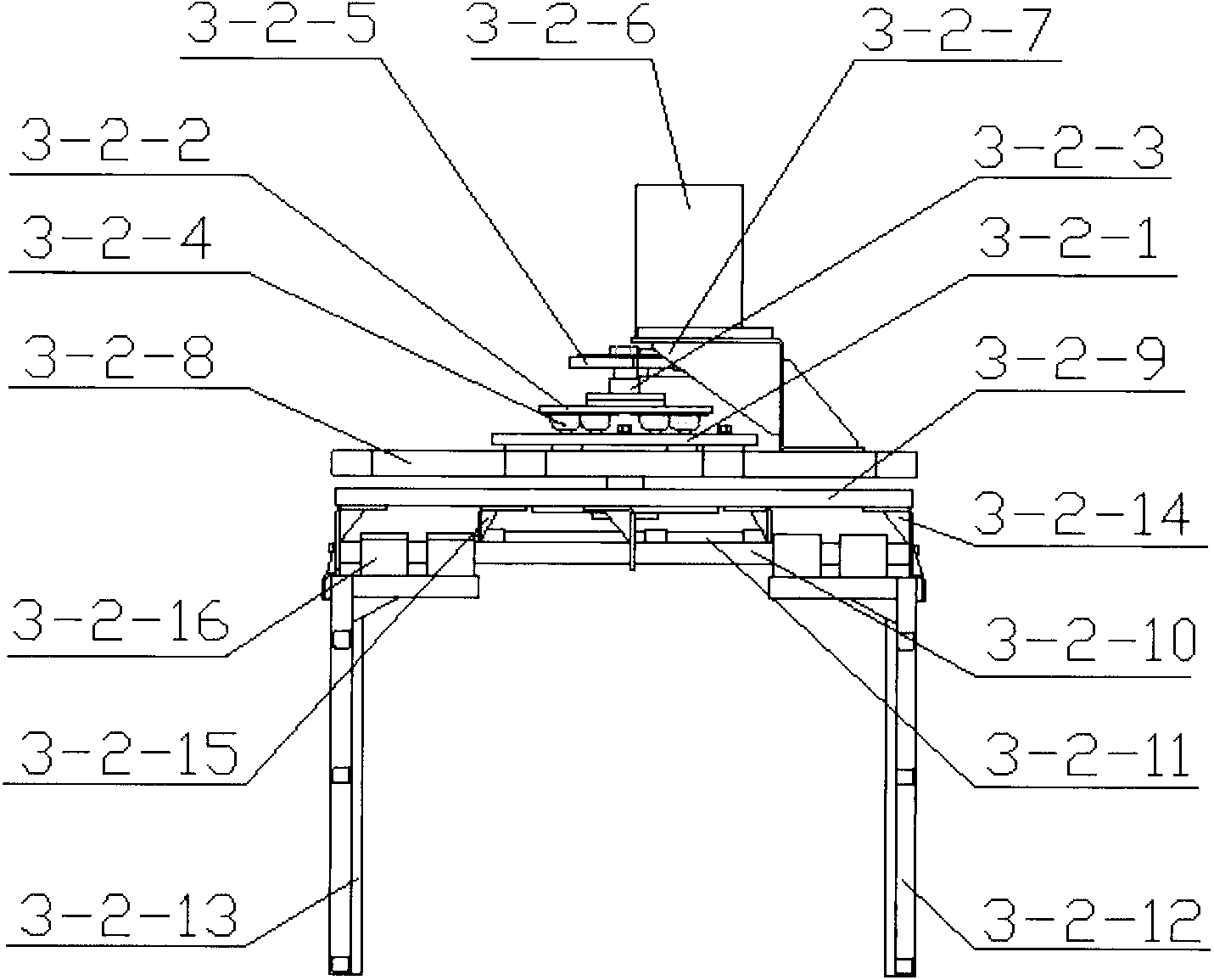 Combination and separation device of cigarette packing box