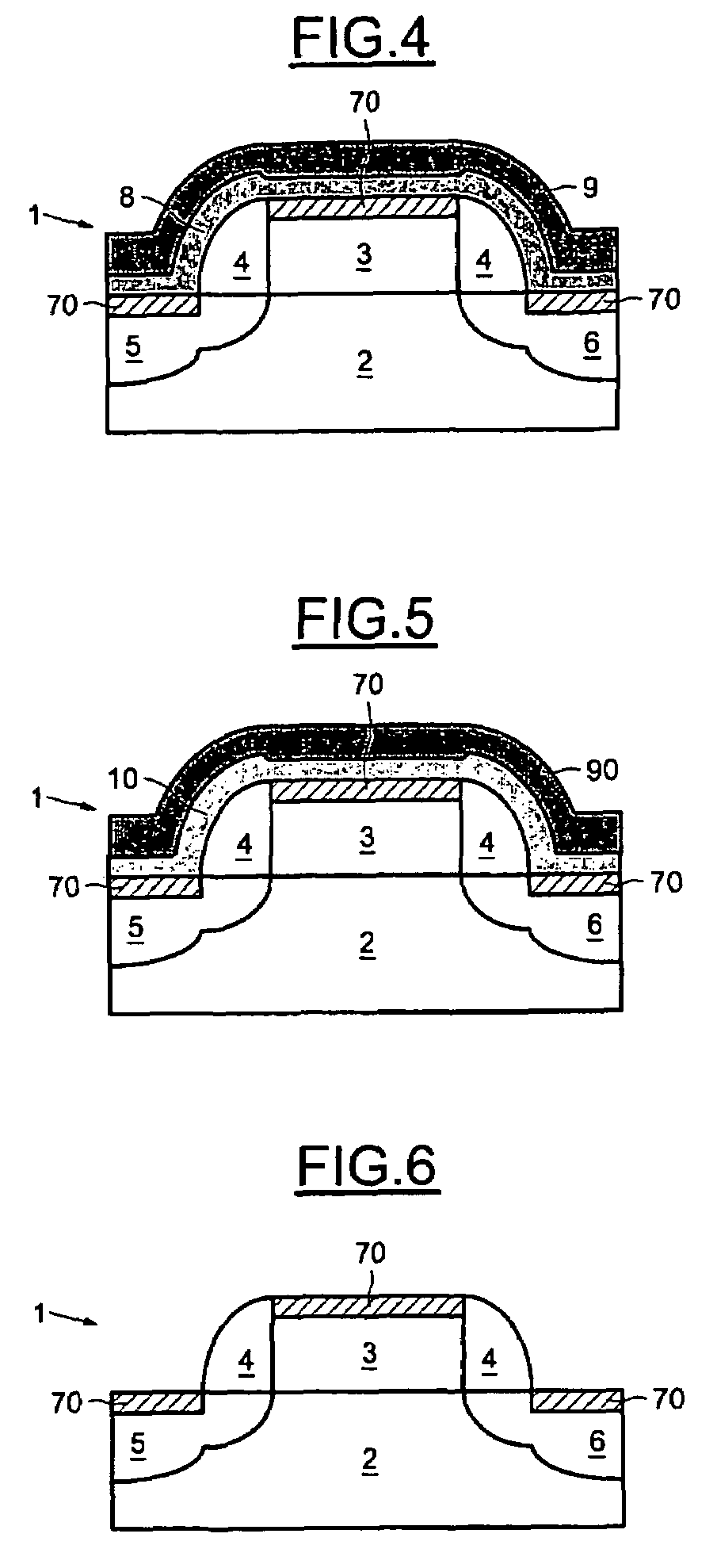 Method for the selective removal of an unsilicided metal