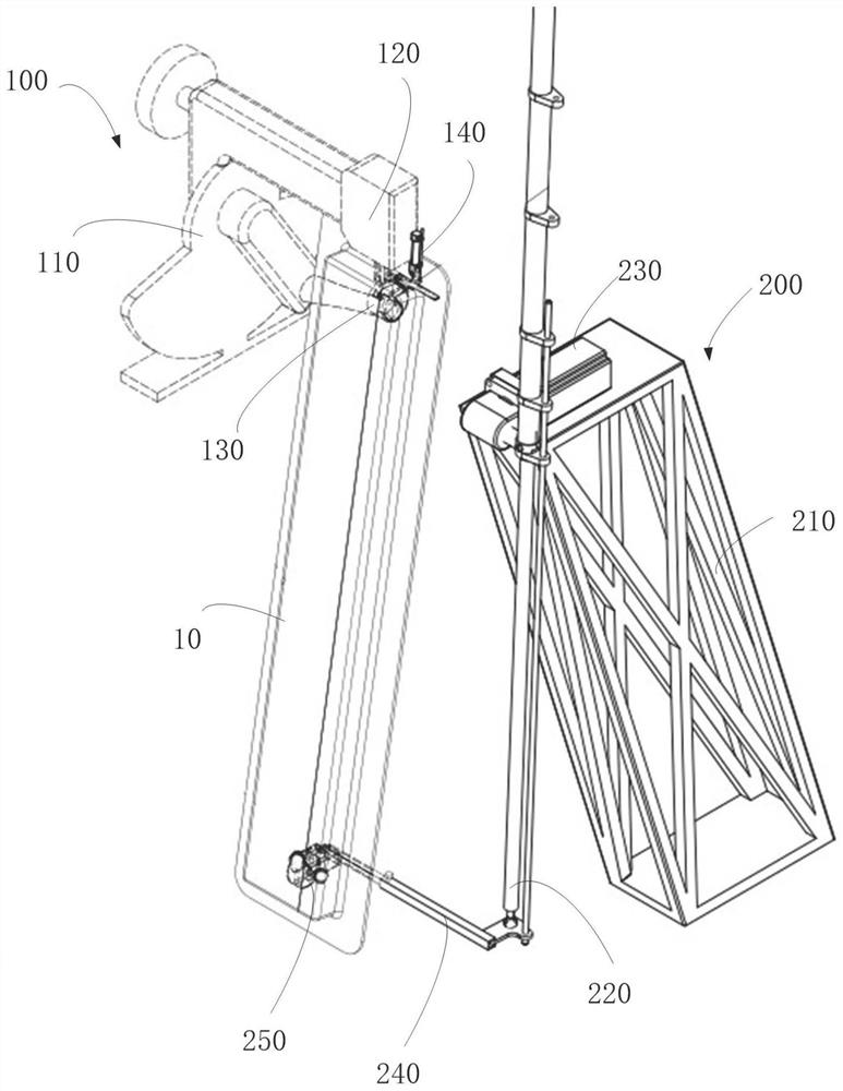 Automotive trim formed skin small-angle sewing device