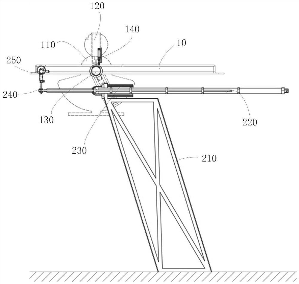 Automotive trim formed skin small-angle sewing device