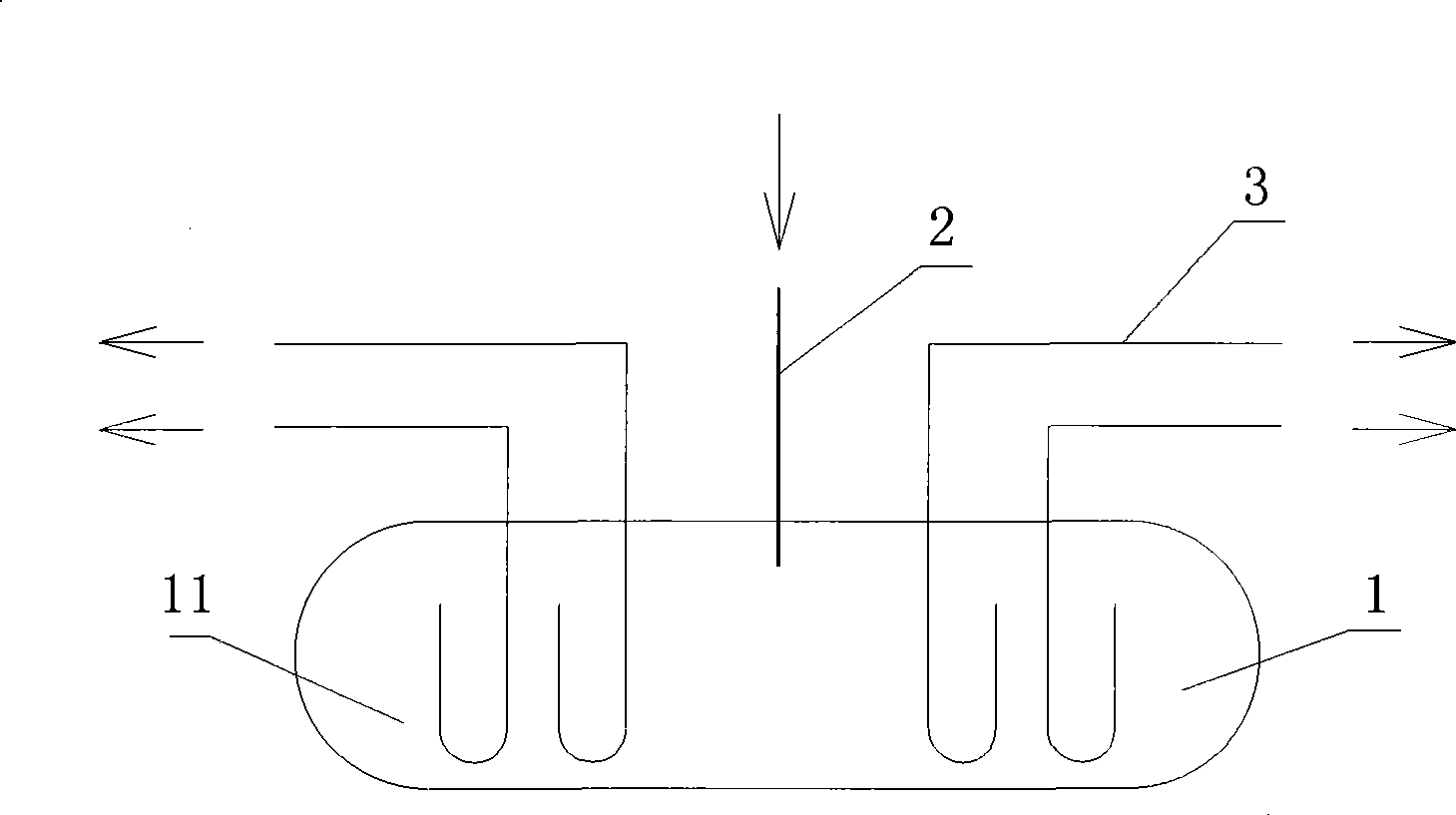 Gas-liquid separator suitable for air conditioning system with multi-compressor parallel connection