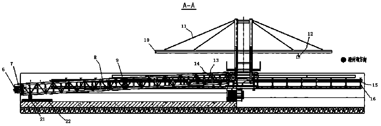 Tunnel inverted arch sliding formwork concrete lining steel trolley