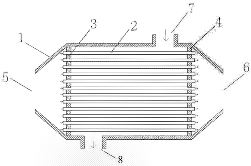 Membrane humidifier for fuel cells