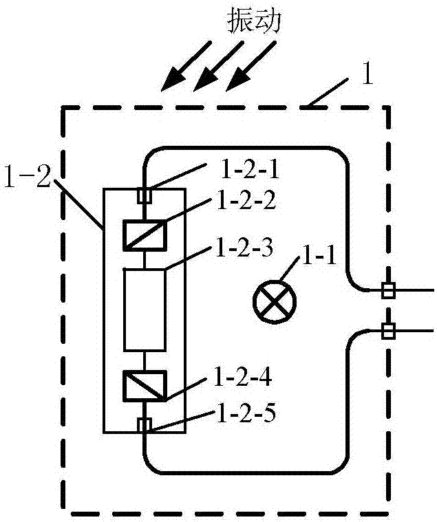 Optical current transformer having anti-vibration function and anti-vibration interference method realized by adopting current transformer