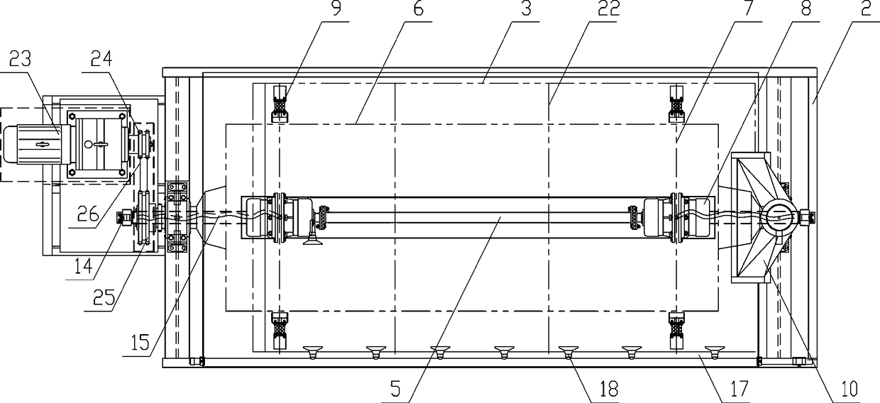 External cylindrical vibrating screen for screening ore pulp material