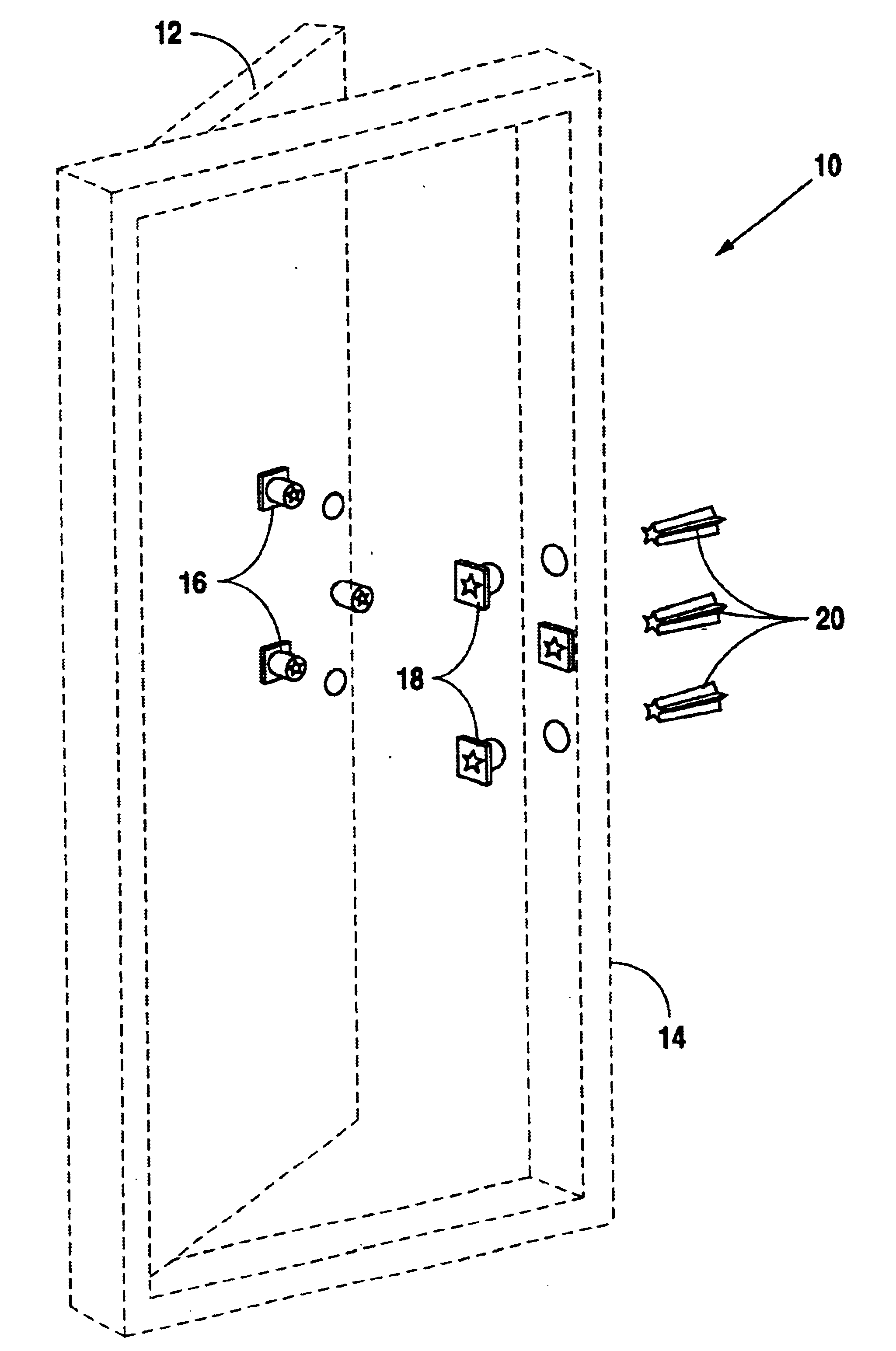 Door breach training system and method of use
