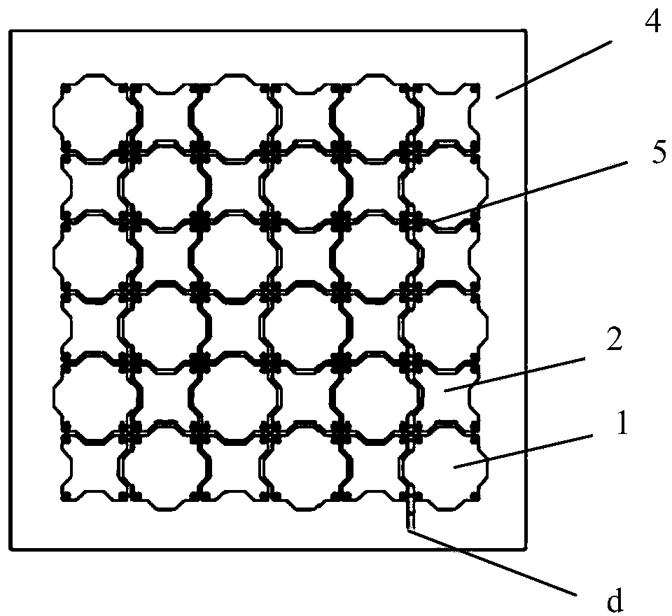 Concave-convex type flexible anti-stabbing material and preparation method thereof