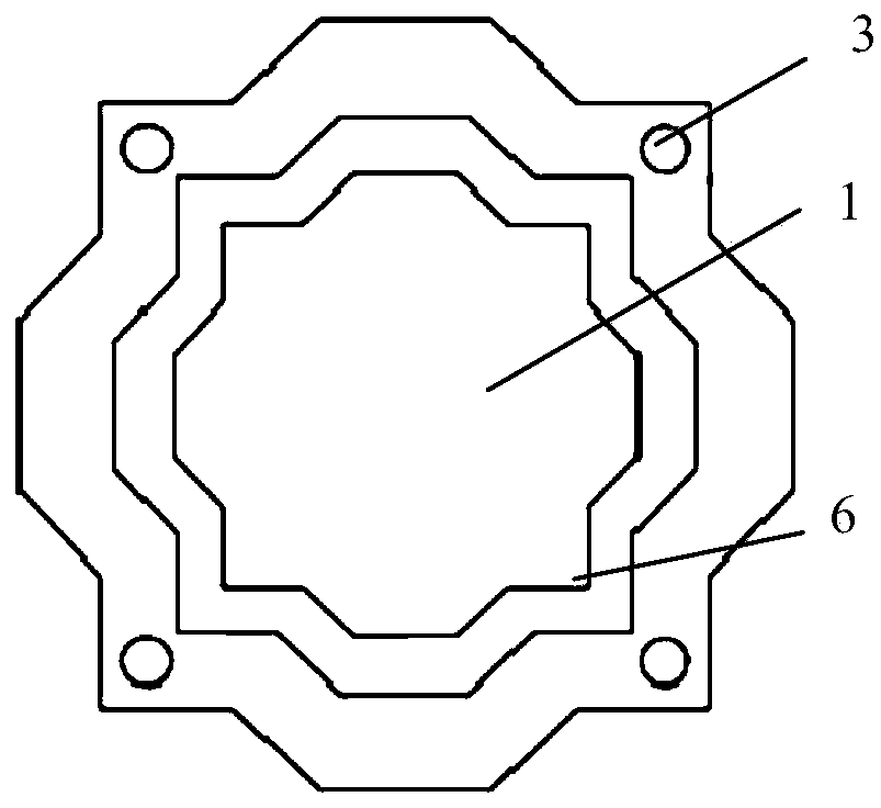 Concave-convex type flexible anti-stabbing material and preparation method thereof