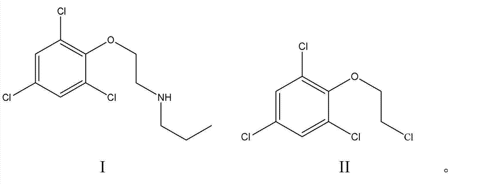 Synthesis method for prochloraz intermediate