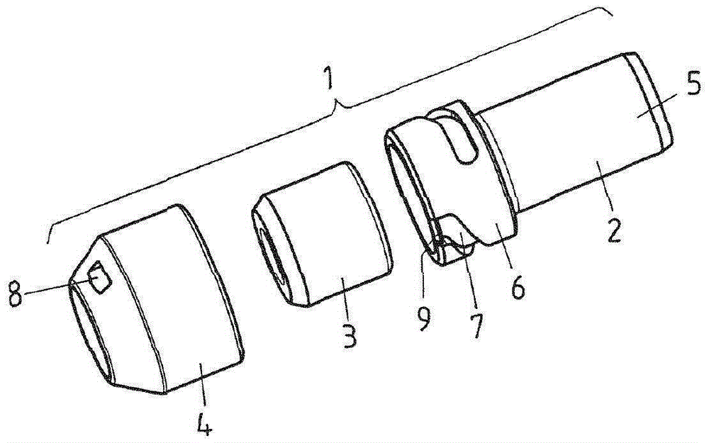 Connecting element and connecting assembly