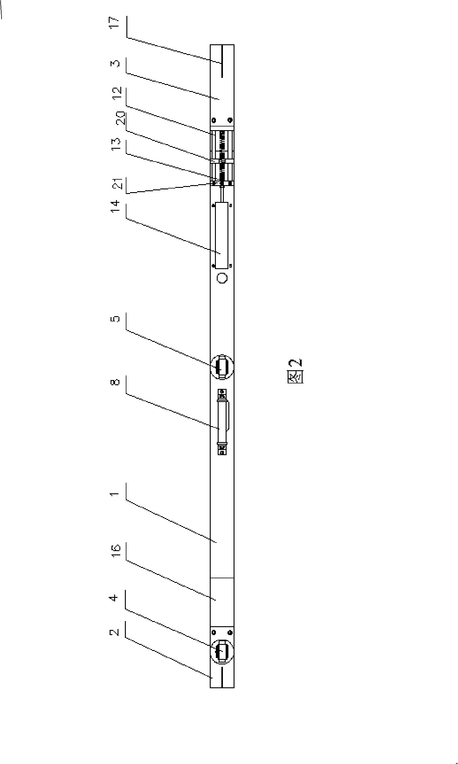 Rail lofting ruler and measuring locating device thereof