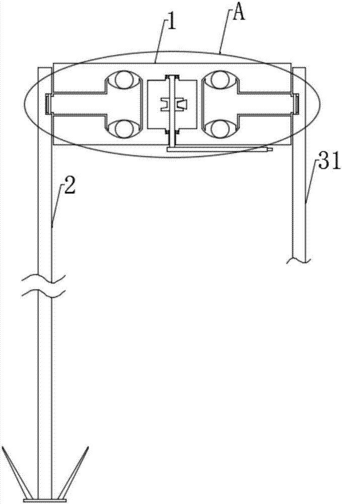 Blocking device for medical treatment hospital bed