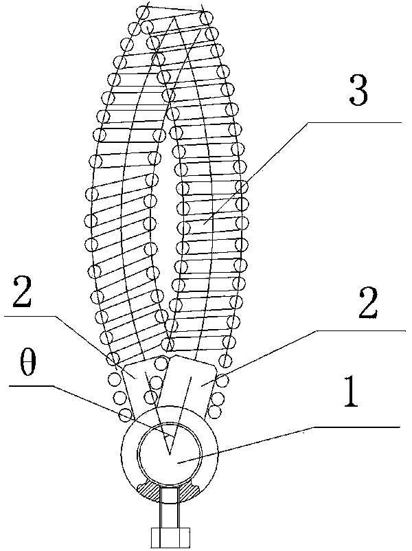 Process for processing arc-shaped spring