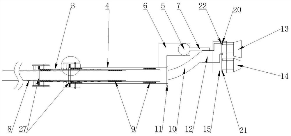 Water-saving irrigation device for landscaping engineering