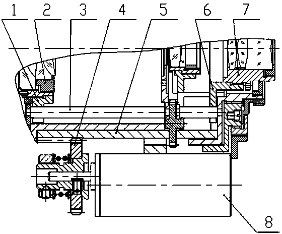 Miniaturized continuous zoom camera lens with large field of view