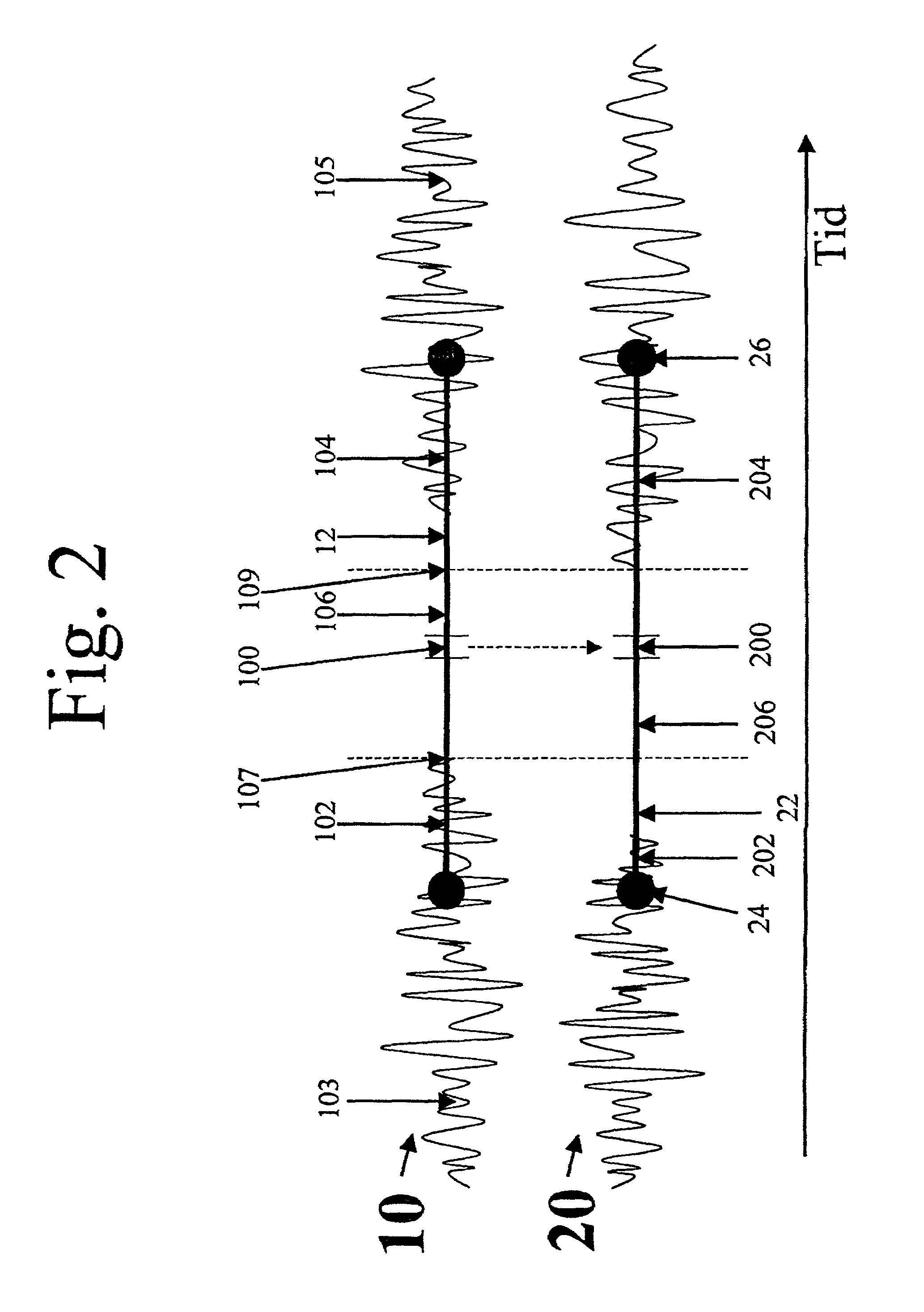 Method and arrangement for search and recording of media signals