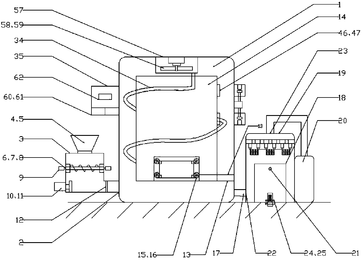 Data collection regulation and control type permanent magnet palm waste steam power plant for waste gas and waste water treatment