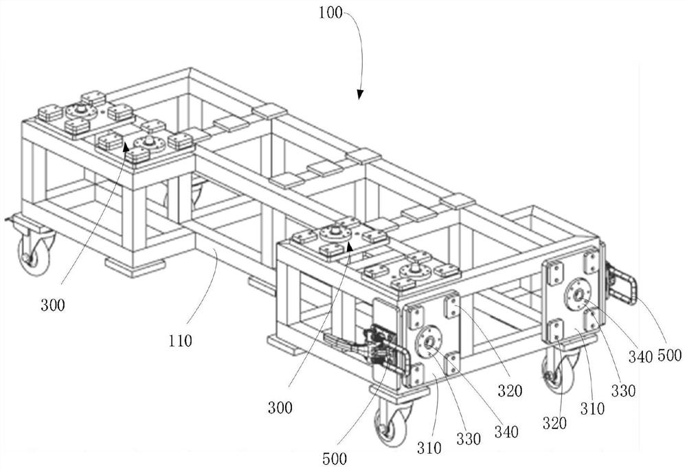 Single-product checking fixture assembling mechanism