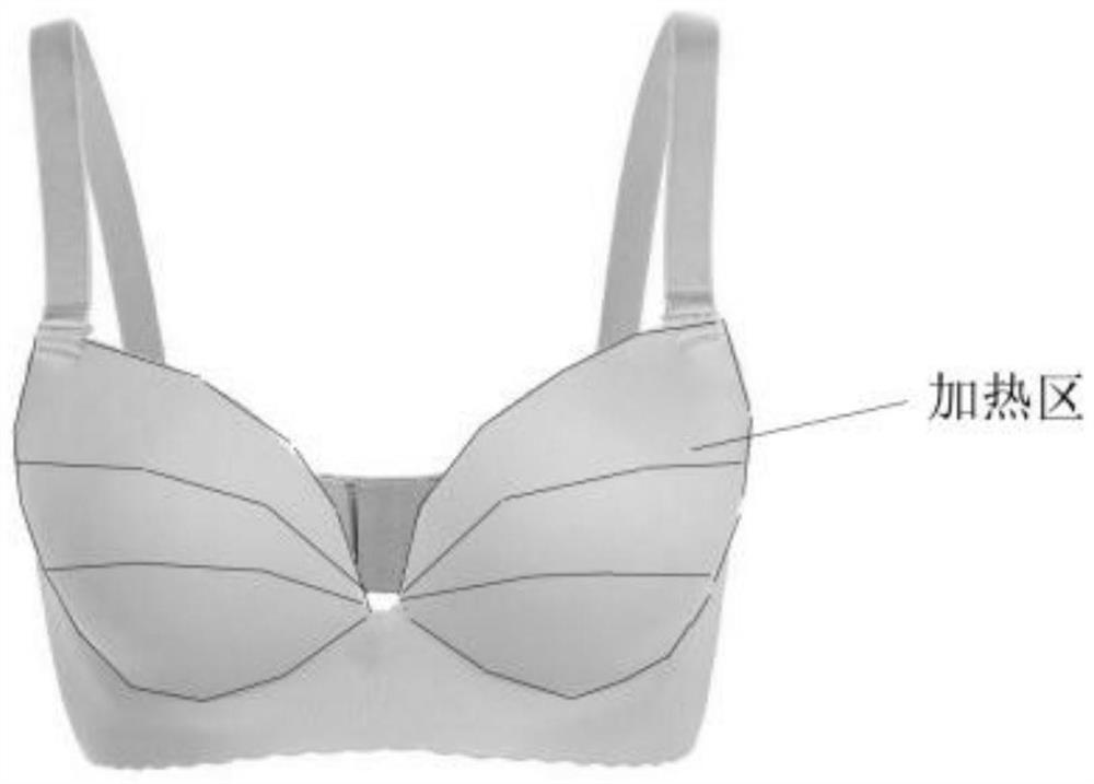 Wearable bra for measuring thermal resistance of bra