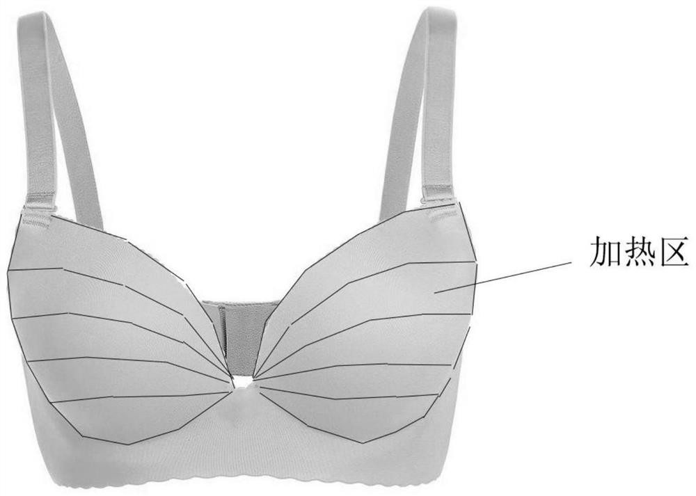 Wearable bra for measuring thermal resistance of bra