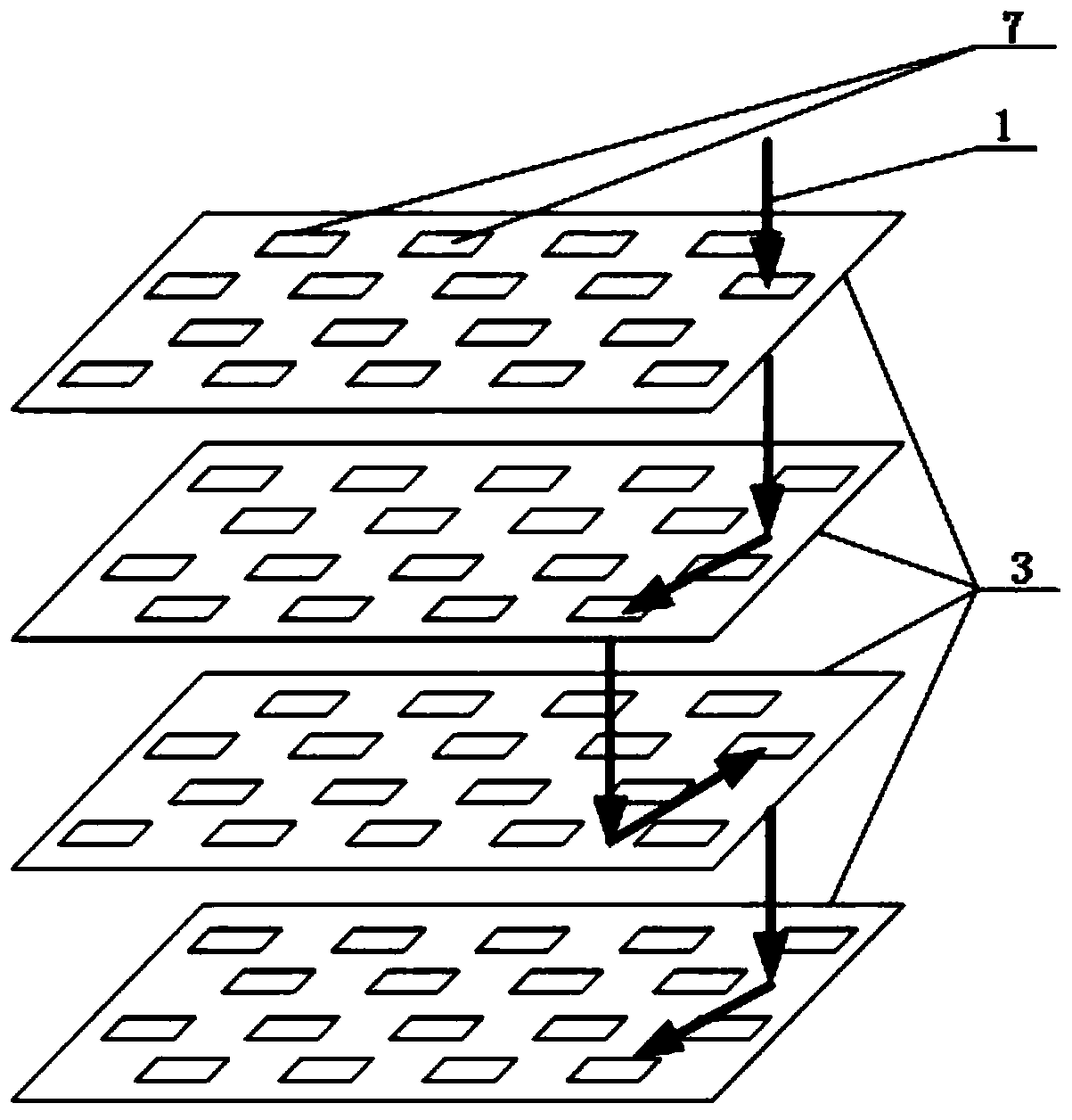 A space hydrogen atom in-situ micro-detector and detection method